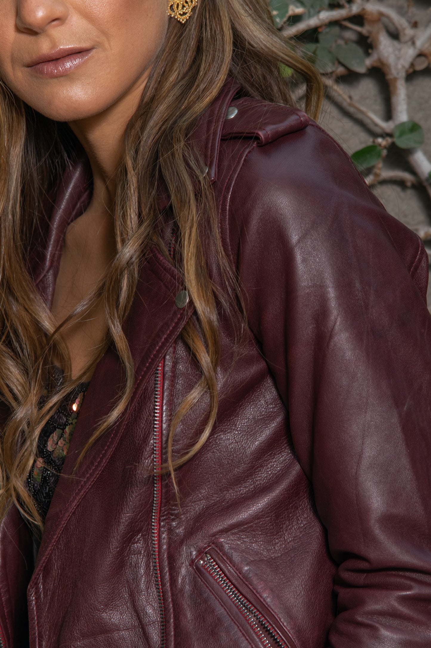 Chaqueta Venus Burdeo